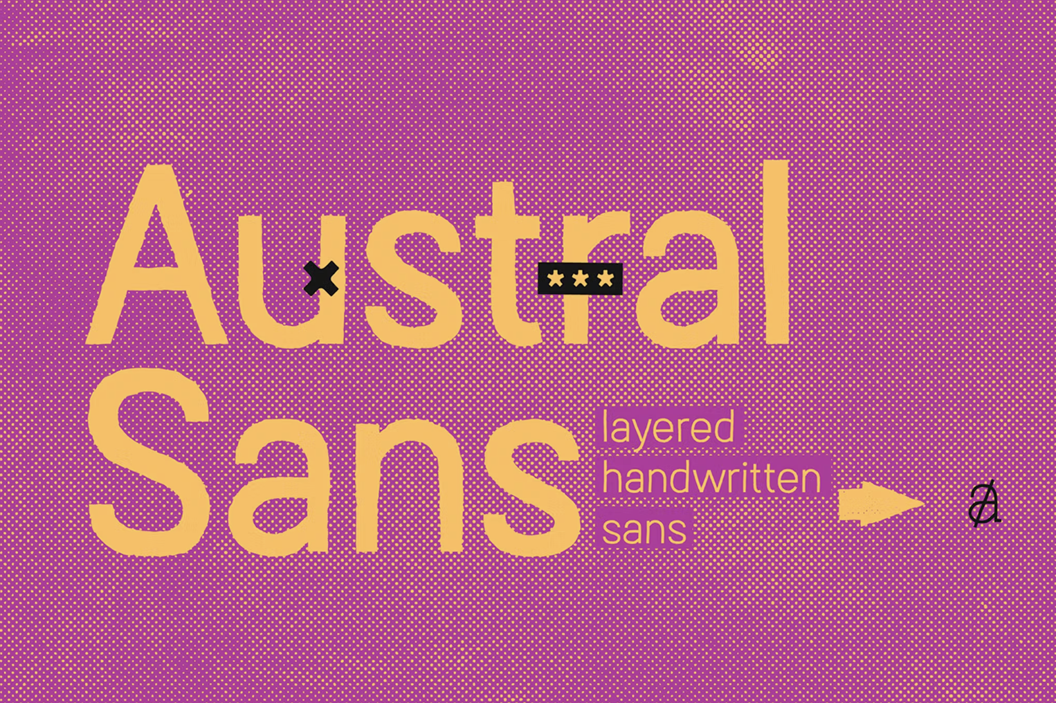 Austral Sans by antipixel, one of our team's favorite fonts